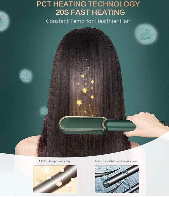 Fast Hair Straightening Comb Electric Hot Brush