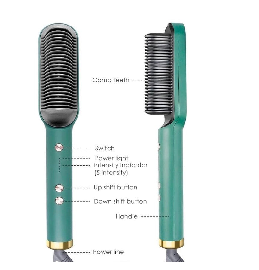 Fast Hair Straightening Comb Electric Hot Brush