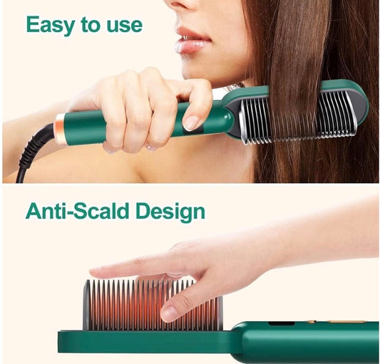 Fast Hair Straightening Comb Electric Hot Brush
